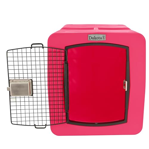 dakota283 G3 Framed Door Kennel - Large - Pink - color: Pink, size: Large
