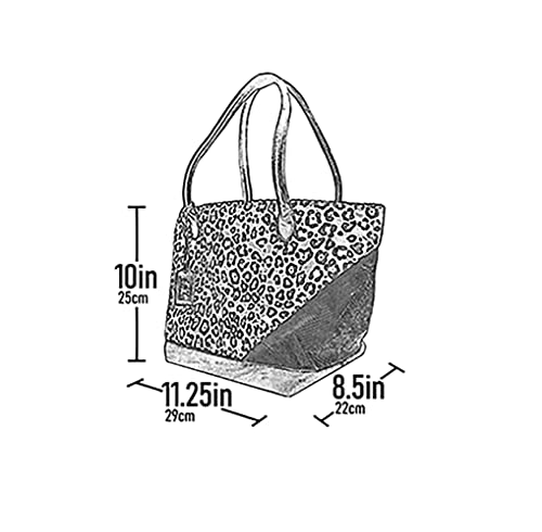 Pet Gear Carrier and Car Seat, Animal Print Tote | For Small Dogs & Cats - color: Animal Print Tote