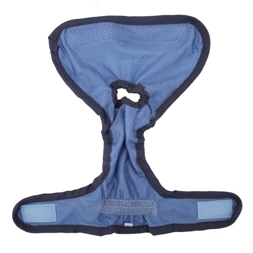 TOPINCN Dog Physiological Pants, Female Pet Sanitary Diaper, Polyester, Washable, Elastic Waistband, for Small Medium Large Dogs, Blue, Size M