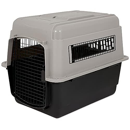 Petmate Ultra Vari Dog Kennel for Medium Dogs (Durable, Heavy Duty Dog Travel Crate, Made with Recycled Materials, 32 in. Long) 30 to 50 lbs, Made in USA