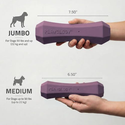 Playology Dog Toys | Squeaky Chew Stick for Large Dogs | Bacon Scented Jumbo Fetch Toy | Squeaky Dog Chew Toy - size: Jumbo, style: Bacon