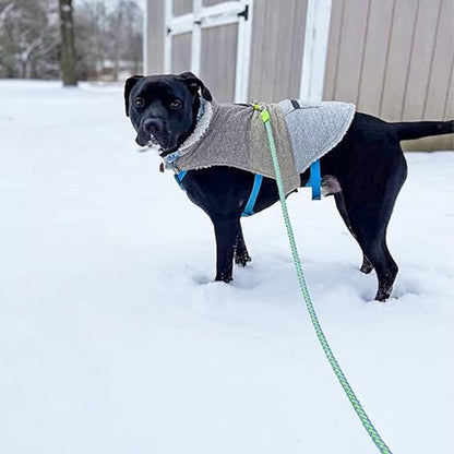 2/3/4/6/10 Foot Reflective Dog Leash Strong Nylon Rope Braided Heavy Duty for Large and Medium Small Dogs Walking Training Leads (Green, 3ft * 1/2") - color: Green, size: 3ft * 1/2"