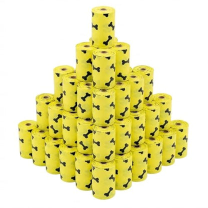 Compostable Dog Poop Bags, 300 Count, Lemon Scented | Extra Thick & Leak-Proof, Corn Starch Blend, Eco-Friendly Biodegradable, For Dogs and Puppies - style: Poop Bags Rolls