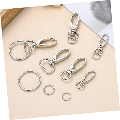 GALPADA Dog Tag Clips with Rings Pet Id Holder for Easy Attachment to Collars and Harnesses for Dogs and Cats