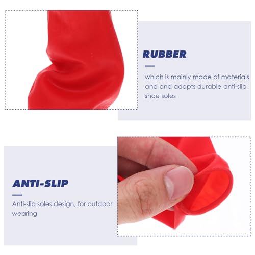 UKCOCO Waterproof Dog Boots Non-Slip Outdoor Pet Shoes Paw Protectors for Cats and Dogs Size L