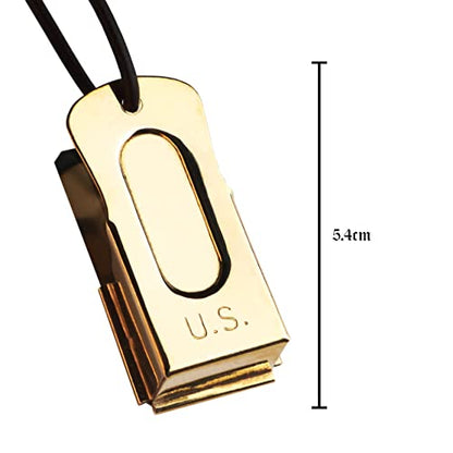 Mythrojan Brass and Steel Pet Training Clicker Puppy Dog Training Cricket Clicker U.S. Engraved WII Military Gear Metal Clicker in Set of 5 Pcs - style: Clicker (Pack of 5 Pcs)
