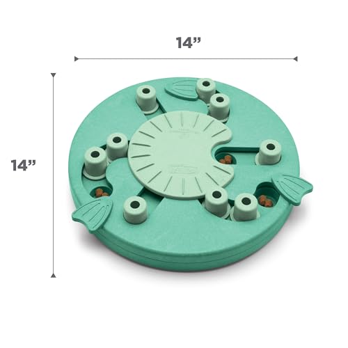 Outward Hound by Nina Ottosson Dog Worker Treat Puzzle Enrichment Toy, Level 3 Advanced, Green - color: Dog Worker (Green)