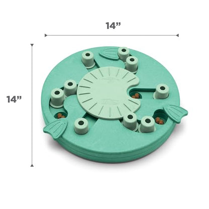 Outward Hound by Nina Ottosson Dog Worker Treat Puzzle Enrichment Toy, Level 3 Advanced, Green - color: Dog Worker (Green)