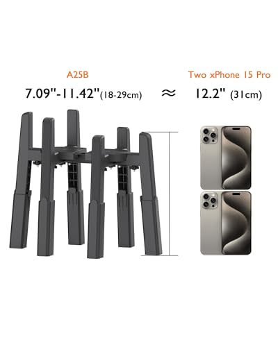 CZPET Dog Water Dispenser Stand, Holder for Pet Automatic Feeders, Width and Height Adjustable Elevated Stand for Pet Feerders, Suitable for Large Dogs [Stand Only] - size: H: 7.09-11.42'', W: 6.1*9.8''-8.5*14.57''