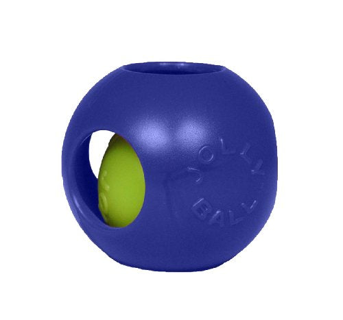 Jolly Pets Teaser Ball Dog Toy, Small/4.5 Inches, Blue - color: Blue, size: Small (4.5 in)