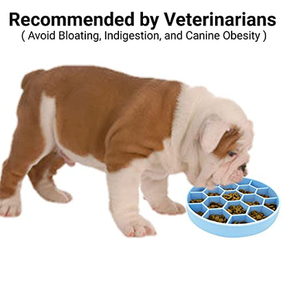 Mr. Peanut's Interactive Slow Feed Dog Bowl, Fun Healthy Bloat Stop Feeder (Medium) - size: Medium