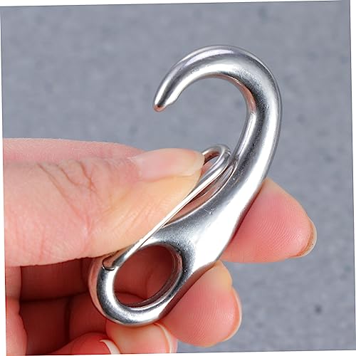 4pcs Stainless Steel Pet Id Tag Clips for Dogs and Cats Quick Connect Clamps for Easy Collar Changes and Tag Transitions