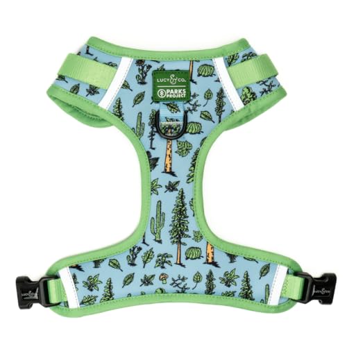 Lucy & Co. x Parks Project Feel the Earth Breath No-Pull Dog Harness, Adjustable Front Clip Harness with Comfort Padding, X-Large - color: Feel the Earth Breath, size: X-Large