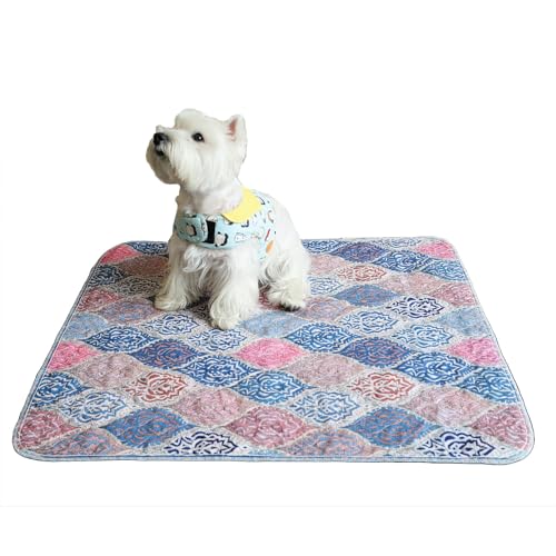 Reusable Puppy Pee Pads, Super Absorbent, Waterproof and Leak Proof, Bottom Anti Slip, Washable, Puppy Toilet Training pad. Suitable for Small to Medium-Sized Dogs (72*72inch(1pieces)) - size: 72*72inch(1pieces)