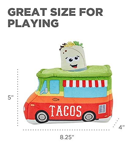 Outward Hound Hide A Taco Plush Dog Toy Puzzle - color: Taco Truck