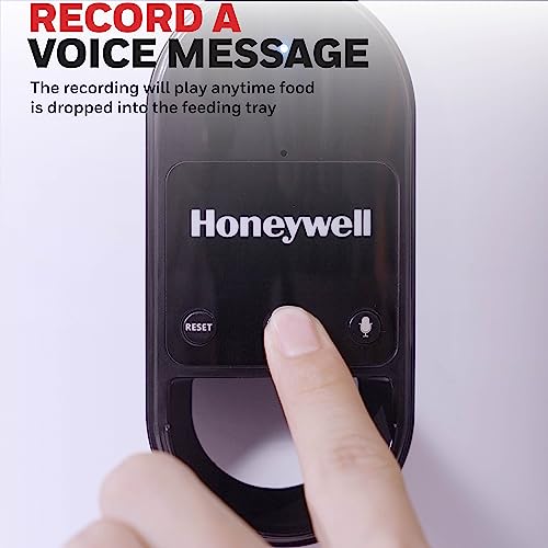 Honeywell 6L Automatic Pet Feeder: Programmable Dog and Cat Food Dispenser with Portion Control, Remote Feeding via Smartphone App, and Voice Message Feature – Ideal for Small to Large Breeds