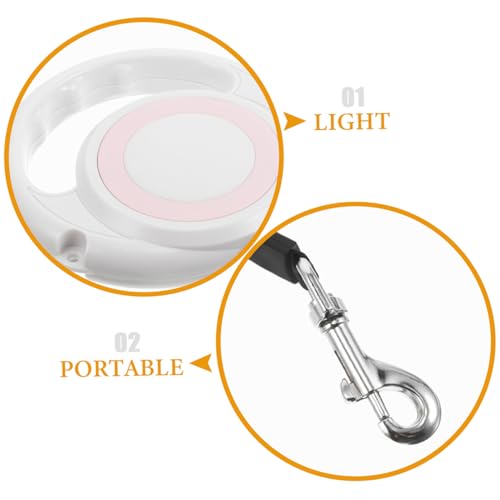 balacoo Retractable Dog Leash for Large Dogs Pull-Resistant Extendable Soft Handle Walking Running Training Heavy Duty Leash for - size: 22.50X15.50X4.00CM