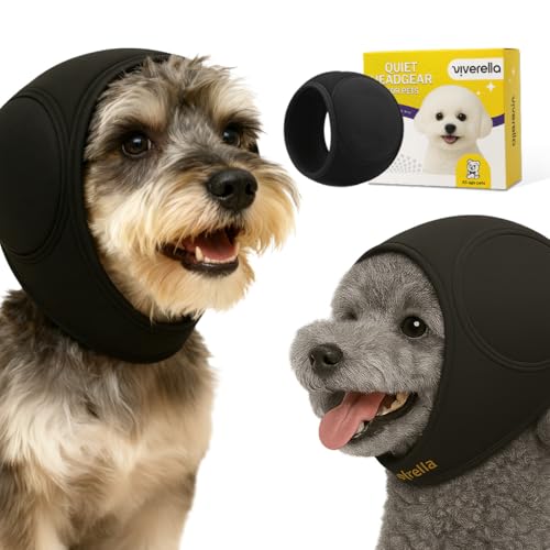No Dogs Flap Ear Wraps & No Shake Ear Wrap for Hematoma - Dog Headphones Calming Hoodie for Quiet Ears for Dogs, Noise Protection Snood, Stress & Anxiety Relie - size: Small