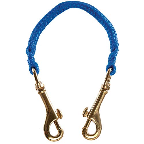 Safety First Seat Belt Restraint for Dogs - Handmade in the USA Alpine Outfitters (Blue) - color: Blue