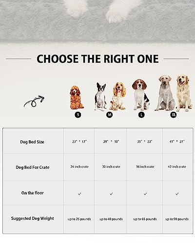 Washable Dog Bed Mat Crate Pad Soft Fluffy Pet Kennel Beds Dog Sleeping Mattress for Large Jumbo Medium Small Dogs, 30 x 19 Inch, Brown - color: Brown, size: 30.00" x 19.00" x 1.50"