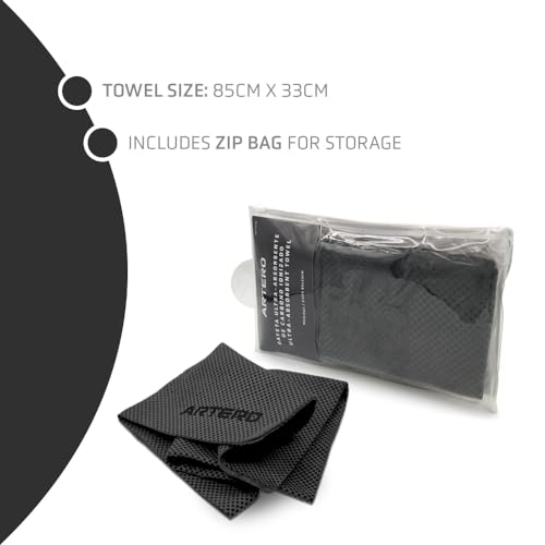 Artero Samba. Ionized Carbon Ultra-Absorbent Towel. Capable of reducing Drying time by 50%.
