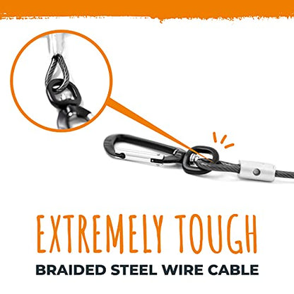 Mighty Paw Dog Seat Belt Vehicle - Chew-Proof Dog Belt - Great for Teething Puppies - Latch Bar Attachment Like Child's Car Seat - Aviation Aluminum Carabiner - Strong Enough for Climbers - 850+ LB - style: Chewproof - 32"