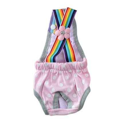 Dog Diaper Sanitary Panties Girl Dog Underwears Jumpsuits for Girl Dog Female Dogs Pet Suspenders Diaper Shorts