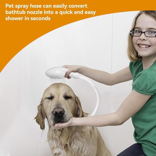 Sink Spray Rubber Hose,Faucet Sprayersink Hose Attachment Sink Hose Attachment Portable Sink Hose Faucet Sprayer Handheld Sink Hose for Pets, Washing Hair, Rinsing Vegetables