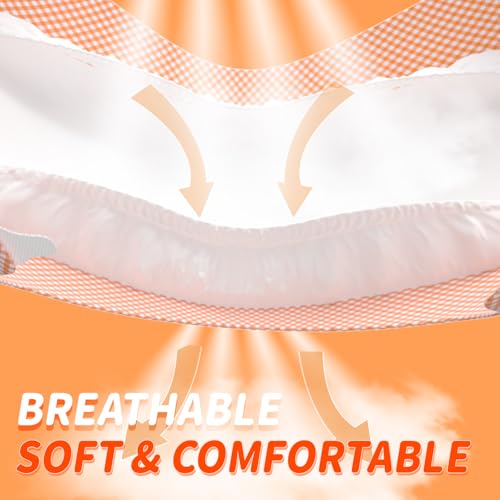 Pet Soft Female Dog Diapers - Disposable Puppy Diapers for Dogs & Cats, Ultra Absorbent Doggy in Heat Period or Urine Incontinence, 24pcs (XXS, Green) - size: XX-Small