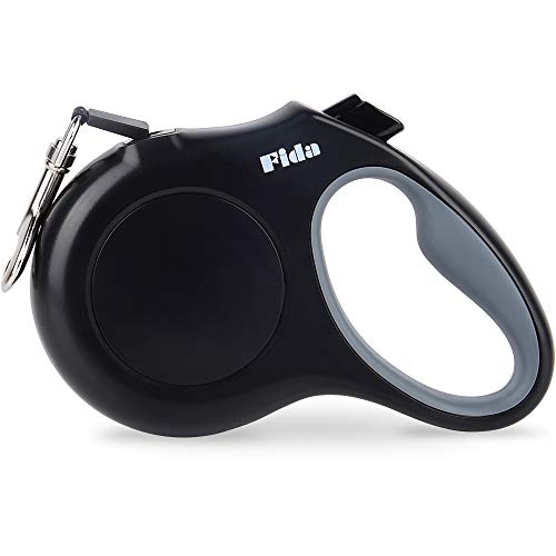 Fida Retractable Dog Leash X-Small Breed, 10 ft Durable Pet Walking Leash for Extra Small Dogs/Cats/Small Animals up to 18 lbs, 360° Tangle Free, Black - color: Black, size: X-Small