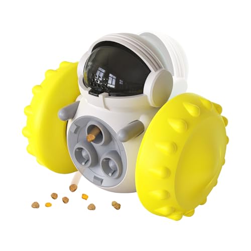 Pet Dog Treat Dispensing Toy Cat and Dog Intelligence Training Slow Feeder Toy for Medium Small Dogs Pet Educational Chase Toy