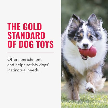 KONG Classic Stuffable Dog Toy - Fetch & Chew Toy for Dogs - Treat-Filling Capabilities & Erratic Bounce for Extended Play Time - Durable Natural Rubber Material - for Extra Large Dogs (Pack of 2) - size: X-Large(2-Pack)