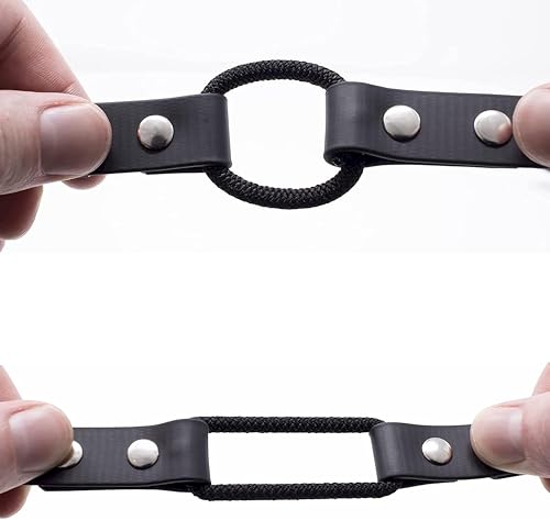 Bundle of Educator EZ 1/2 Mile Dog Training Collar, 1 Dog + Quick Snap Bungee Collar, Biothane, Waterproof, Odorproof, Easy Connect and Disconnect Clasp and D Ring with Comfort Bungee Loop, Black