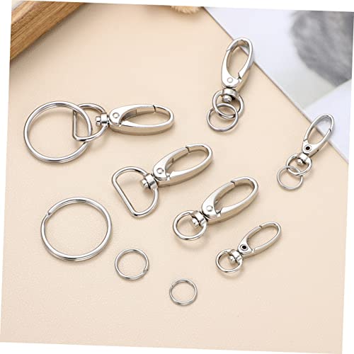 1set Dog Buckle Hanging Ring Custom Dog Tag Clips Lobster Buckles for Puppy Collars