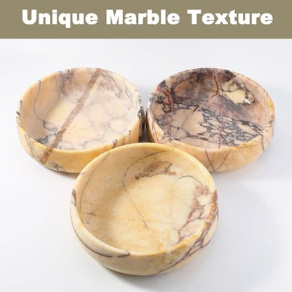 Karibiber Calacatta Marble Dog Bowl, 6lbs Weighted Dog Food Bowl, Non-Slip Large Heavy Water Bowls, Cute Purple Stone Food and Water Dish for Large Dogs, Natural Marble, Easy to Clean, Holds 6 Cups - color: Calacatta Purple, size: L