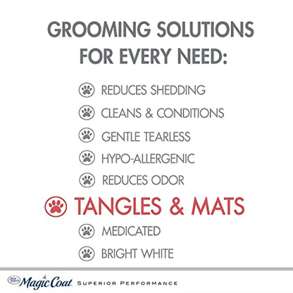 Four Paws Magic Coat Tangles and Mats Dog Grooming Shampoo, Violet Scent, 16 Ounce Bottle - size: 16 Ounces (1 Count), style: Detangling Dog Shampoo
