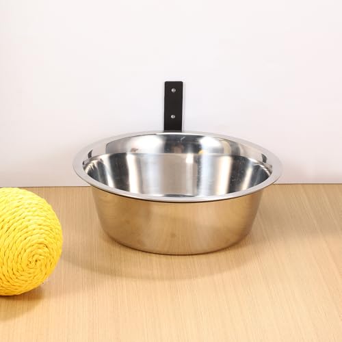 Elevated Dog Bowl and Water Dish Wall Mounted Raised Pet Feeder 8-inch for Large Dogs and Puppies Sturdy Raised Feeding Station