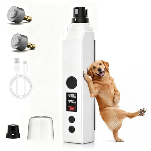 Silent Groom Pro, 2026 New Silent Pet Nail Grinder, Dog Silent Nail Grinder for Dogs Silent Dog Nail Trimmer, Rechargeable USB Charging Electric Pet Nail Grinder Nail File for Pet (#01) - color: #01