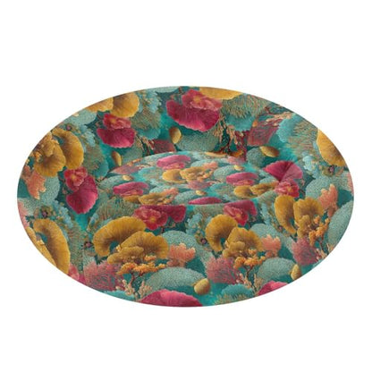 Calming Donut Dog Bed Coral Gorgeous Design, 22" Washable Pet Lounger with Removable Cover, Cozy Cushion Comfort Nest for Medium Dogs - size: Medium