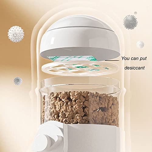 Pet Dog Cat Hanging Automatic Feeders Drinking Bowls, Auto Gravity Rabbits Feeder Water Set, Cage Pet Feeding Bowls Dispenser for Cats Dogs Puppy, Rabbit Hamsters Chinchilla Hedgehog (Pink-Water) - color: Pink-water