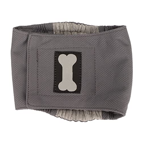 Dog Diapers Male, Belly Bands for Male Dogs Leakproof Strong Water Absorption Doggie Puppy Diapers Washable Male Dog Belly Wrap Dog Belly Band for Small Medium Large Dog (L #20) - size: L #20