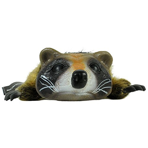 Hyper Pet Real Skinz Raccoon Plush Dog Toy - size: Large, style: Raccoon
