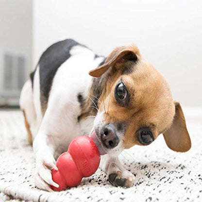 KONG Classic Stuffable Dog Toy - Fetch & Chew Toy for Dogs - Treat-Filling Capabilities & Erratic Bounce for Extended Play Time - Durable Natural Rubber Material - for Extra Small Dogs - size: X-Small