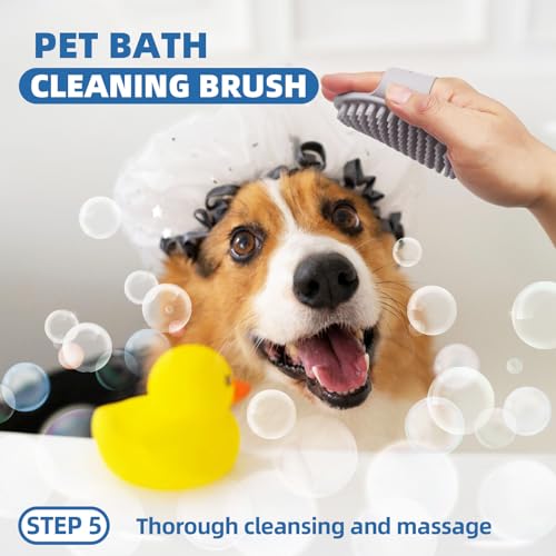 Dog Brush for Shedding,7 PCS Pet Grooming Brush Kit to De-fur & Hair Slicker Deshedding Brushes with Undercoat Rake Comb Bath Brush&Nail Clipper for Grooming Short Long Haired Dogs Cats Blue - color: A-Blue