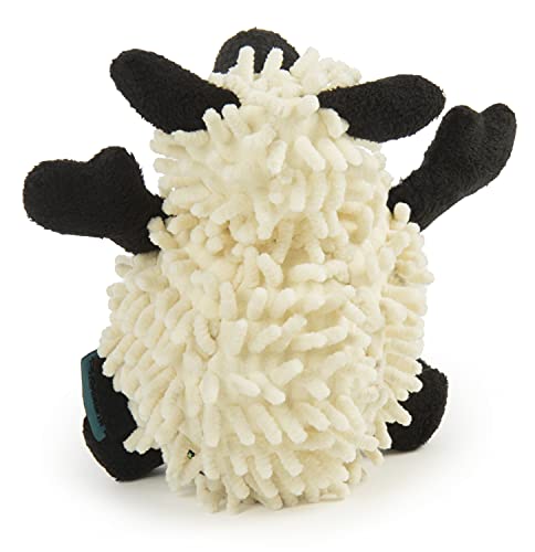 goDog Fuzzy Wuzzy Lamb Squeaky Plush Dog Toy, Chew Guard Technology - Assorted, Small - size: Small, style: Fuzzy Wuzzy Lamb