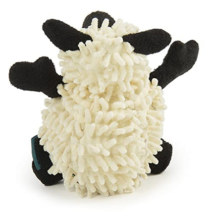goDog Fuzzy Wuzzy Lamb Squeaky Plush Dog Toy, Chew Guard Technology - Assorted, Small - size: Small, style: Fuzzy Wuzzy Lamb