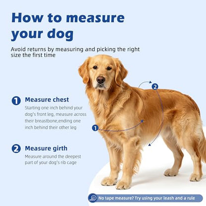 No Pull Dog Harness, Upgraded Padded No-Choke Pet Vest with Front and Back Clips, Effortless Walking Adjustable Dog Gear with Traffic Handle and Reflective Straps for Training (Black,XL) - size: XL