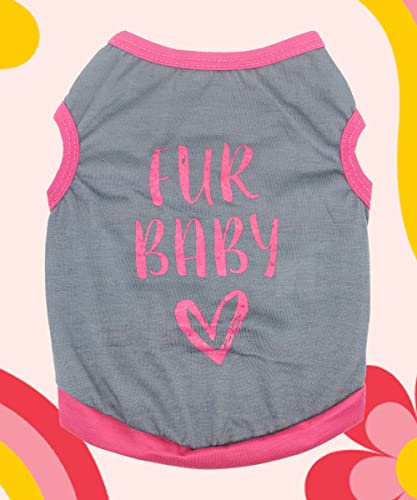 6 Packs Girl Dog Shirts for Small Dogs Girls XS Chihuahua Clothes, Medium - color: Lovely, size: Medium (5.5-8.8lb)