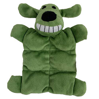 Multipet Loofa Squeaker Mat 6" Dog Toy (3 Pack)