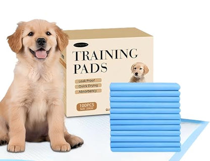 22x22 Dog Pee Pads 40 Count, Charcoal Puppy Training Pads, Super Absorbent 6-Layer Leak-Proof for Dogs, Fast-Drying, Potty and Floor Protection